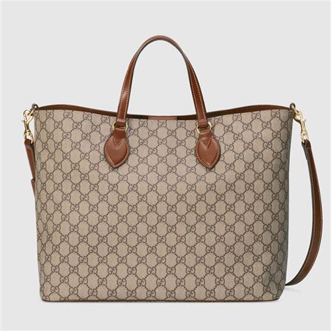 gucci gg supreme top handle|Gucci Gg Supreme reversible tote.